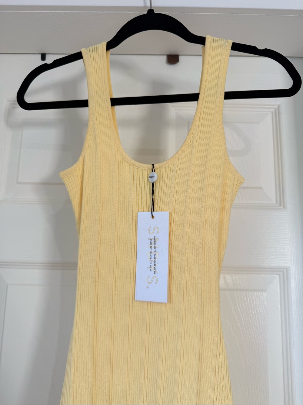 SNDYS Odessa Knit Maxi Dress in Mango Ombre NWT - Picture 5 of 7